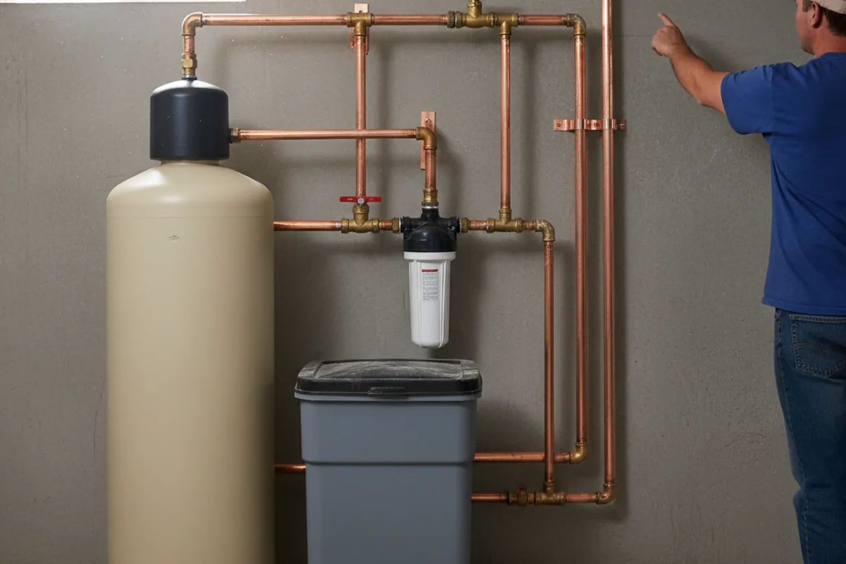Whole-house water treatment system installed in North Haven